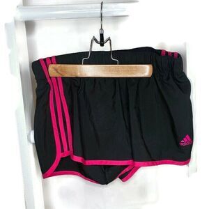 Adidas Shorts Womens Medium Black Energy Running Elastic Waist Athletic